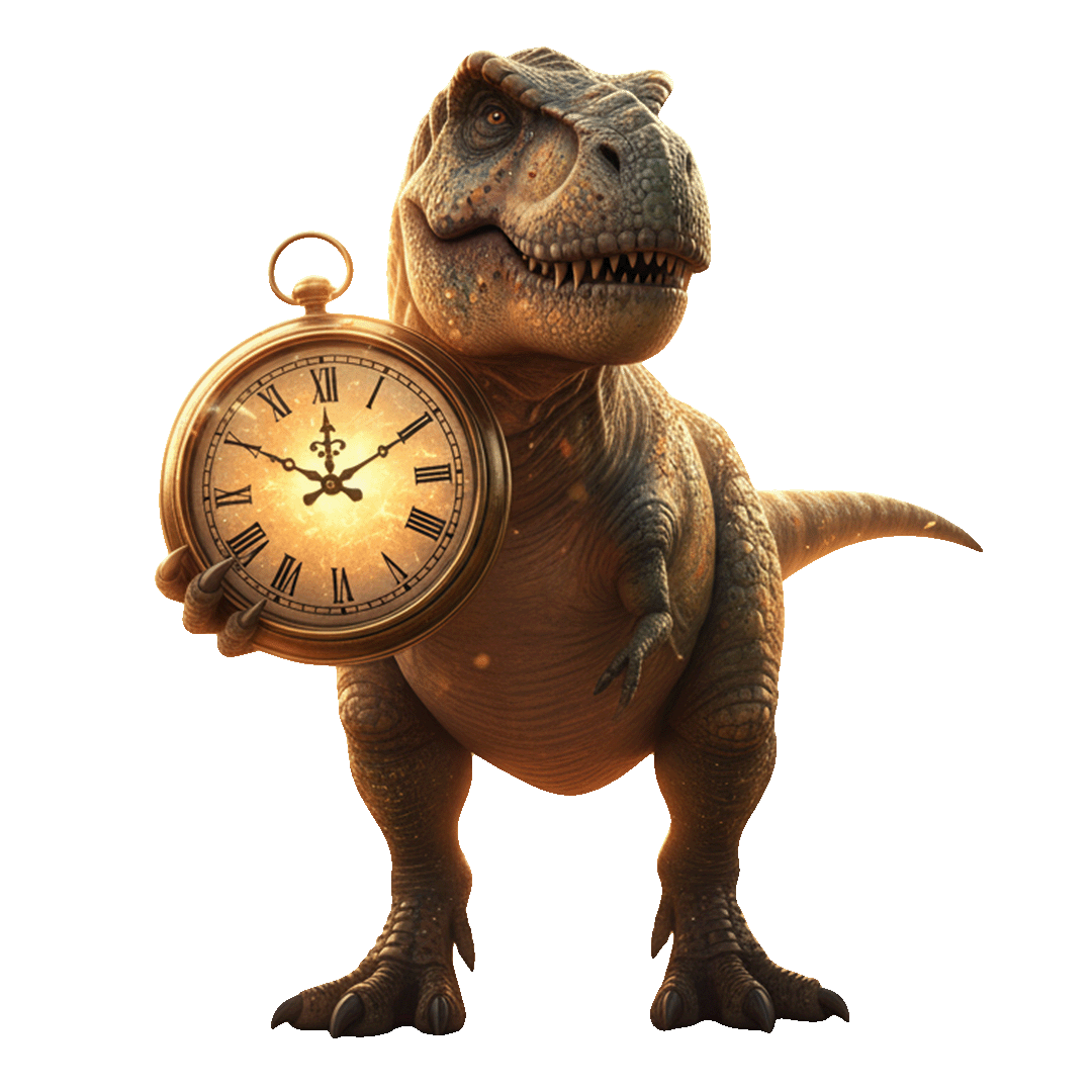 Horloge dinosaure